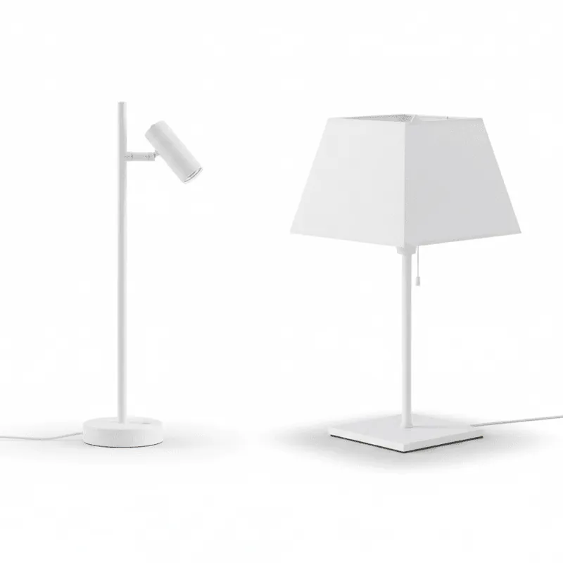 Lampy stołowe | Białe