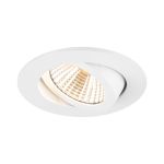 SLV New Tria 68 Spot Aluminium Valkoinen Okrągła 8.3W 705lm 38D - 927 Bardzo Ciepła Biel | Aukko 68mm -  Najlepsze Renderowanie Kolorów - Ściemnianie 