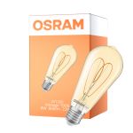 Osram Vintage 1906 LED E27 Edison Włókno Złoty 8W 806lm - 922 Bardzo Ciepła Biel | Najlepsze Renderowanie Kolorów - Ściemnianie - Zamienne 60W