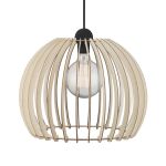 Nordlux Lampa wisząca Chino 40 E27 Brązowy - Drewno | Max. 60W