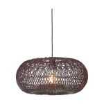 Good&Mojo Lampa Wisząca Arizona Rattan Burgundy S | Nadaje Się Do 1x E27 