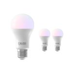 Opakowanie 3x Calex Smart Tuya Wifi E27 Gruszka 8.5W 806lm - 822-840 Przestrajalny Valkoinen | RGBW - Ściemnianie - Zamienne 60W