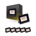 Opakowanie 6x Bright Choice LED Iluminacja 20W 2000lm 100D - 840 Zimna Biel | IP66 - Symetryczny