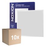 Opakowanie 10x Noxion LED Panel Ecowhite V4.0 28W 3360lm - 830-840-865 CCT | 60x60cm - UGR <19 - Philips driver