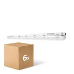 Opakowanie 6x Ledvance Oprawy Hermetyczne LED Paroizolacja 46W 6400lm - 840 Zimna Biel | 150cm