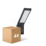 Opakowanie 4x Steinel LED Iluminacja XLED Home Antracyt 10.5W 550lm - 830 Ciepła Biel | IP44 - Czujnik Ruchu - Symetryczny