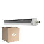 Opakowanie 4x Ledvance Wodoodporny Belka Paroizolacja FLEX Poprzez Przewód 42W 6800lm - 840 Zimna Biel | IP66 - Zamienne 2x 58W