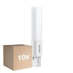 Opakowanie 10x Philips CorePro PL-S LED 3.5W - 840 Zimna Biel | 2-Piny - Zamienne 7W