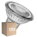 Opakowanie 10x Ledvance LED Spot GU10 PAR16 6.1W 575lm 36D - 930 Ciepła Biel | Najlepsze Renderowanie Kolorów - Ściemnianie - Zamienne 80W