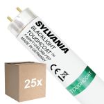 Opakowanie 25x Sylvania Blacklight BL368 T12 Toughcoat 40W - 368 UV | 120cm