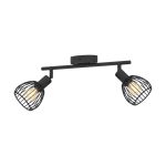Eglo Lampa sufitowa Sonni Stal Czarny | IP20 - Nadaje Się Do 2x E14 