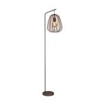 Eglo Lampa podłogowa Espinal Stal Brąz | IP20 - Nadaje Się Do 1x E27 
