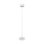 Eglo Lampa podłogowa Roccanova-L Solar Stal Valkoinen 2W 270lm - 830 Ciepła Biel | IP44 - Ściemnianie dotykowe - USB-C