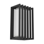 Eglo Światło Ścienne Genovese Aluminium Czarny 10W 1050lm - 865 Światło Dzienne | IP65 - Czujnik Ruchu