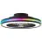 Brilliant Palmero Wentylator Sufitowy Plastikowy Metal Czarny 36W 5000lm - 827-865 CCT | 466mm - Zdalne Sterowanie Ściemnianie