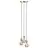 Nordlux Paco Lampa Wisząca Metal 3-Spot Mosiądz | Nadaje Się Do 3x E27