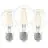 Opakowanie 3x Eglo LED Gruszka E27 Włókno Przezroczysty 21W 806lm - 827 Bardzo Ciepła Biel | Zamienne 60W