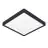 Eglo Lampa sufitowa Fueva 6 Plastikowy Czarny 13W 2100lm - 827-840-865 CCT