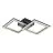 Eglo Lampa sufitowa Calliera Stal Czarny, Mosiądz 18.4W 2500lm - 830 Ciepła Biel | Ściemnianie