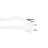 Noxion Euro Kabel zasilający - C7 Europlug + Końcówki otwarte - Valkoinen 2m - 2 pole 0,75mm2