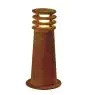 SLV 40 Lampa podłogowa Stal Zardzewiały Okrągła | Zewnętrzna - IP55 - Nadaje Się Do 1x E27 