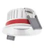 Ledvance LED Spot Fire Rated Aluminium Valkoinen 8W 680lm 36D - 930 Ciepła Biel | Aukko 68mm - IP65 - Najlepsze renderowanie kolorów - Ściemnianie