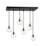 Emibig Lampa Wisząca Cosmo Stal Czarny | Nadaje Się Do 6x E14 - Max 10W