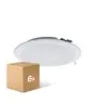 Opakowanie 6x Opakowanie 6x LED Downlight Pan 18W 1440lm 830 Ciepła Biel | 177mm - Aukko 150mm