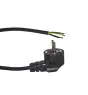 Noxion Power Kabel zasilający Czarny - Schuko Europlug + Końcówki otwarte - 3m - 3 pole 0,75mm2