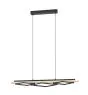 Eglo Lampa Wisząca Boyal Drewno Czarny, Brązowy 42W 3500lm - 830 Ciepła Biel | Ściemnianie