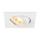 SLV New Tria 68 Spot Aluminium Valkoinen Plac | Aukko 68mm - Nadaje Się Do 1x GU10 