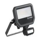 Ledvance LED Iluminacja Aluminium Czarny 17W 2200lm 100D - 830 Ciepła Biel | IP65 - Czujnik Ruchu I Światła - Symetryczny