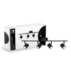 D'Lite Lampa sufitowa Trop Piaszczysty Czarny| Nadaje Się Do 4x GU10