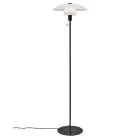 Nordlux Verona Lampa podłogowa Szkło i Metal Czarny | Nadaje Się Do E27