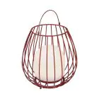 Nordlux Lampa Stołowa Jim To-Go Portable Akumulator Czerwony 3W 300lm - 827 Bardzo Ciepła Biel | 3-Stopniowy Ściemnianie 