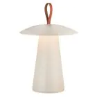 Nordlux Lampa Stołowa Ara Akumulator Aluminium Sanded 2W 240lm - 830 Ciepła Biel | Ściemnianie Touch