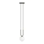 Emibig Lampa Wisząca Glam Stal Czarny | Nadaje Się Do 1x E14 - Max 10W