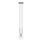 Emibig Lampa Wisząca Glam Stal Czarny | Nadaje Się Do 1x E14 - Max 10W
