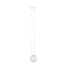 Emibig Lampa Wisząca Glam Stal Valkoinen | Nadaje Się Do 1x E14 - Max 10W