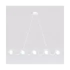 Emibig Lampa Wisząca Sinus Stal Valkoinen | Nadaje Się Do 5x G9 - Max 8W