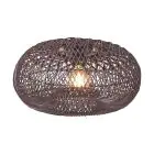 Good&Mojo Lampa sufitowa Arizona Rattan Burgundy S | Nadaje Się Do 1x E27 