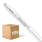 Opakowanie 10x Philips Rura LED T5 MASTER (Mains AC) High Efficiency 16.5W 2500lm - 840 Zimna Biel | 115cm - Zamienne 28W