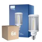 Opakowanie 6x Philips TrueForce LED E27 HPL Przezroczysty 28W 3800lm 360D - 830 Ciepła Biel | Zamienne 125W
