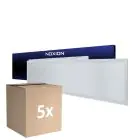 Opakowanie 5x Noxion LED Panel Delta Value V5 28W 3920lm - 830-840 CCT | 120x30cm - UGR