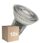 Opakowanie 10x Ledvance LED Spot GU10 PAR16 6.1W 575lm 36D - 930 Ciepła Biel | Najlepsze Renderowanie Kolorów - Ściemnianie - Zamienne 80W