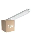 Opakowanie 10x Philips Oprawy Hermetyczne LED Coreline 25W 4000lm - 840 Zimna Biel | 60cm - Zamienne 2x18W