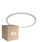 Opakowanie 6x Nordlux LED Lampa sufitowa Oja 29 Valkoinen 15W 1700lm - 830-840 CCT | IP54 - Ściemnianie