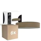 Opakowanie 6x D'Lite Lampa sufitowa Lunelle 50cm Tekstyl Brązowy | Nadaje Się Do 3x E27 