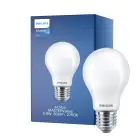 Philips MASTER Value LED Żarówka E27 Gruszka Matowy 5.9W 806lm - 927 Bardzo Ciepła Biel | Najlepsze renderowanie kolorów - Ściemnianie - Zamienne 60W