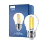 Philips Master Value LED Lustre E27 Piłka Włókno Przezroczysty 3.4W 470lm - 927 Bardzo Ciepła Biel | Najlepsze renderowanie kolorów - Ściemnianie - Zamienne 40W